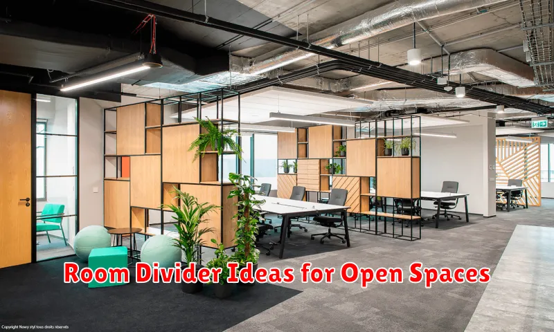 Room Divider Ideas for Open Spaces