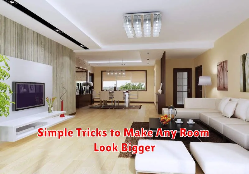 Simple Tricks to Make Any Room Look Bigger